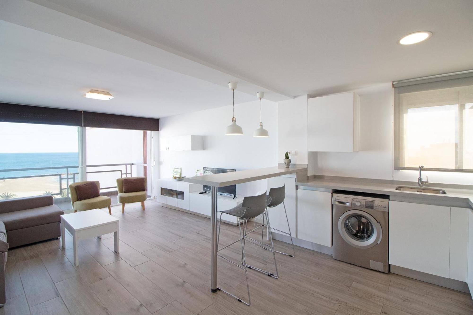 Global Properties, Apartamento Con Terraza E Increibles Vistas Al Mar Sagunto المظهر الخارجي الصورة