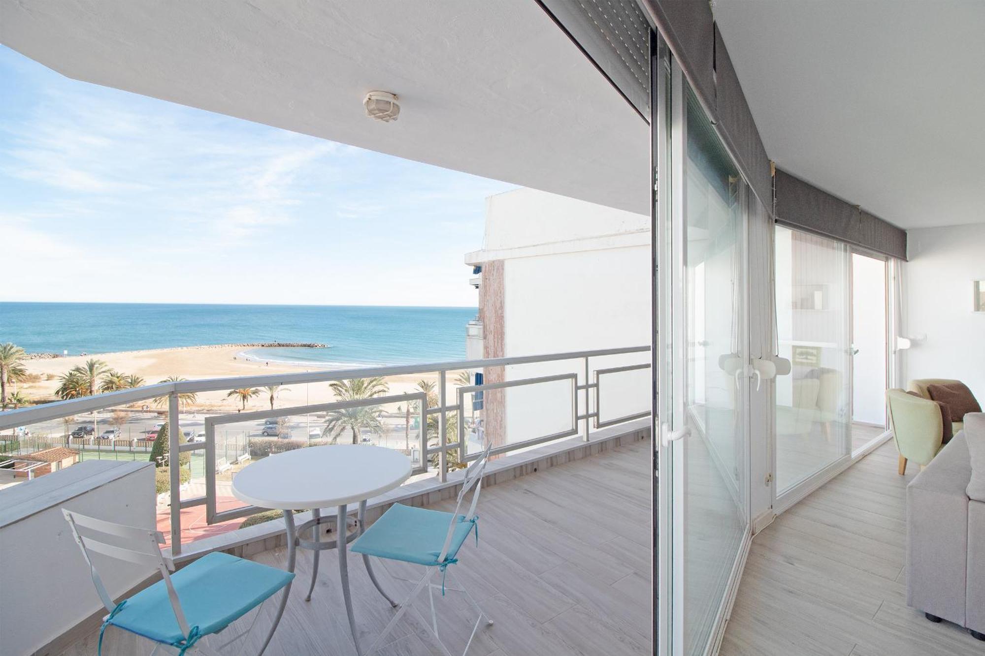 Global Properties, Apartamento Con Terraza E Increibles Vistas Al Mar Sagunto المظهر الخارجي الصورة